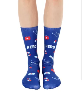 Nurse Hero Crew Socks