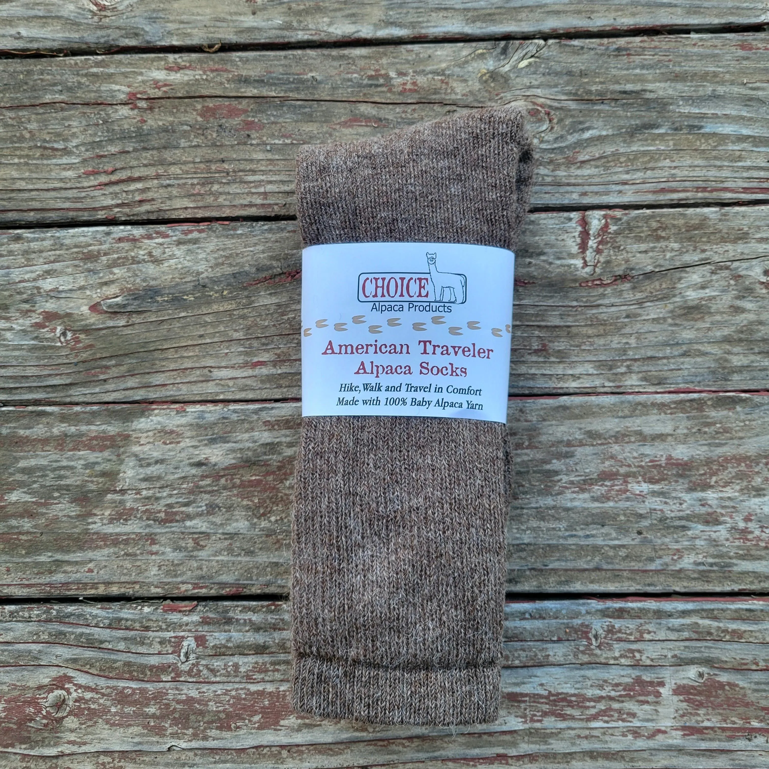 100% Alpaca American Traveler Socks