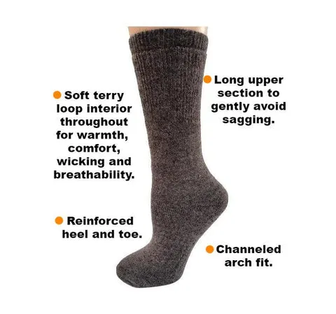 100% Alpaca American Traveler Socks