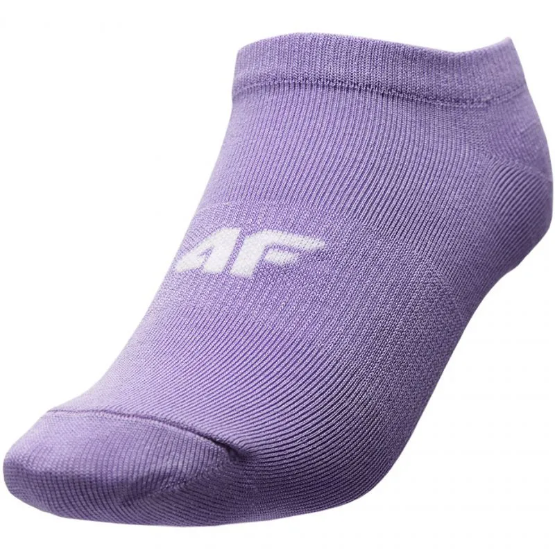 4F Junior Everyday Socks - White Melange/Light Blue/Jasy Violet