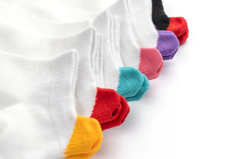 6 Pair Heart Ankle Socks