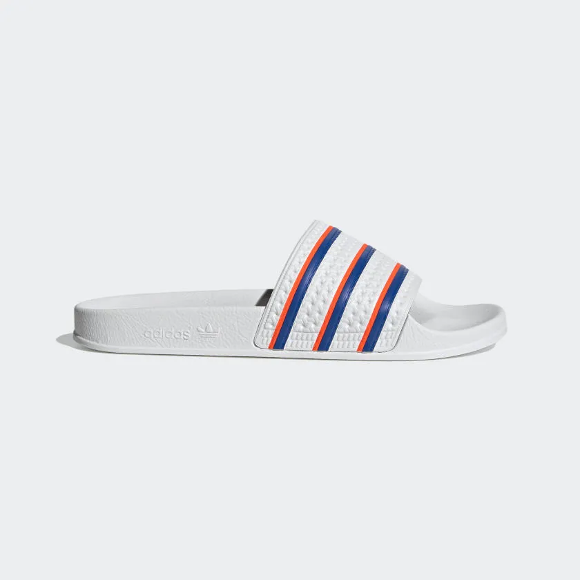 ADILETTE SLIDES Cloud White / Blue / Solar Red-Fu9888