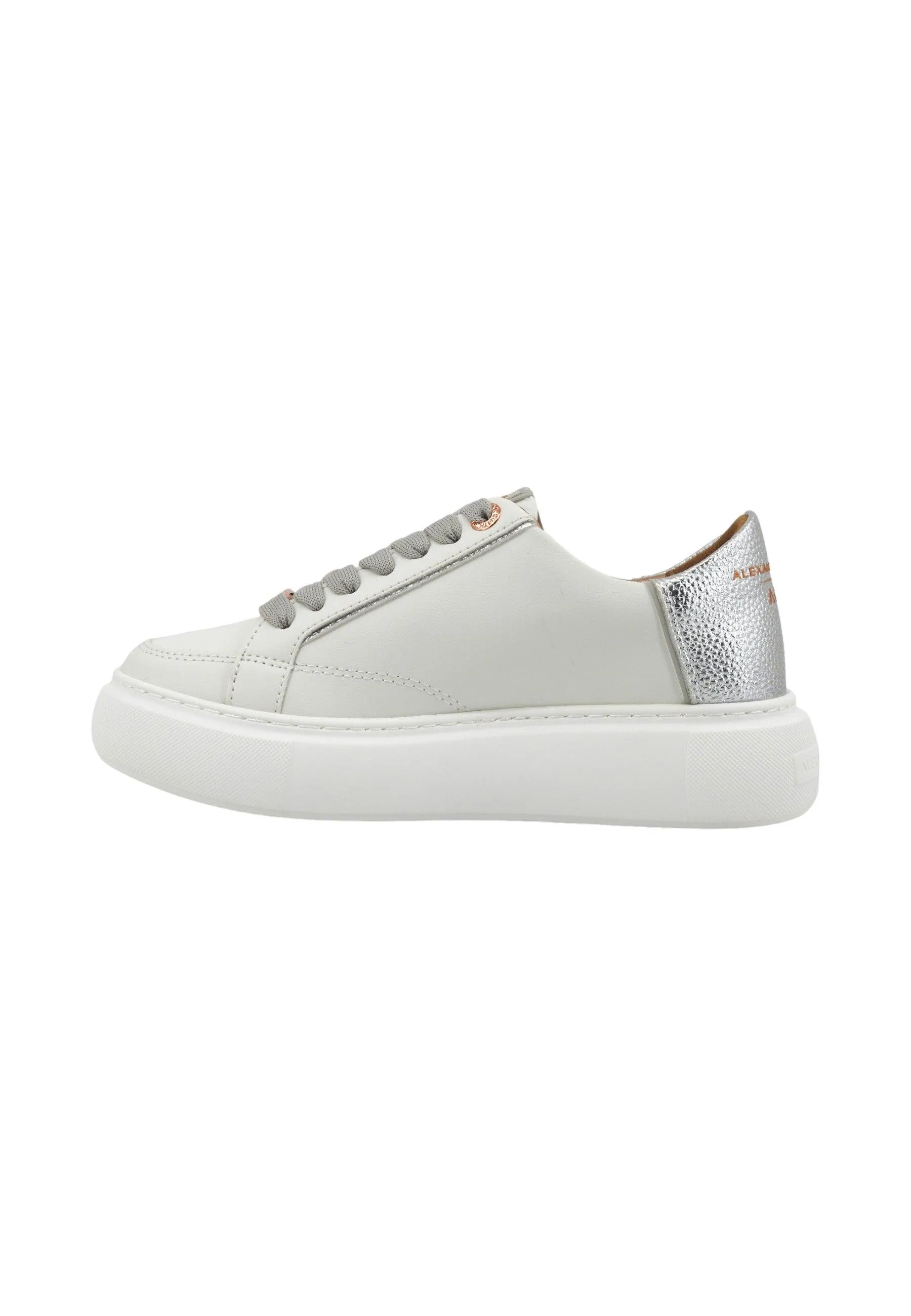 ALEXANDER SMITH Ecogreenwich Sneaker Donna White Silver EGW7398