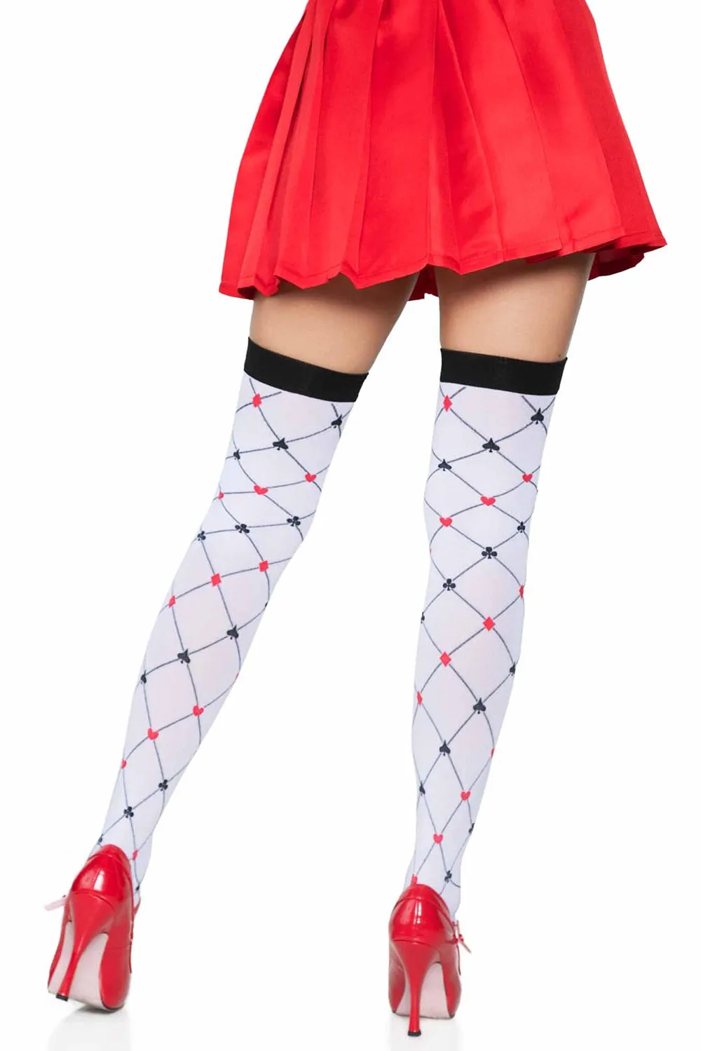 Alice in Wickedland Thigh Highs