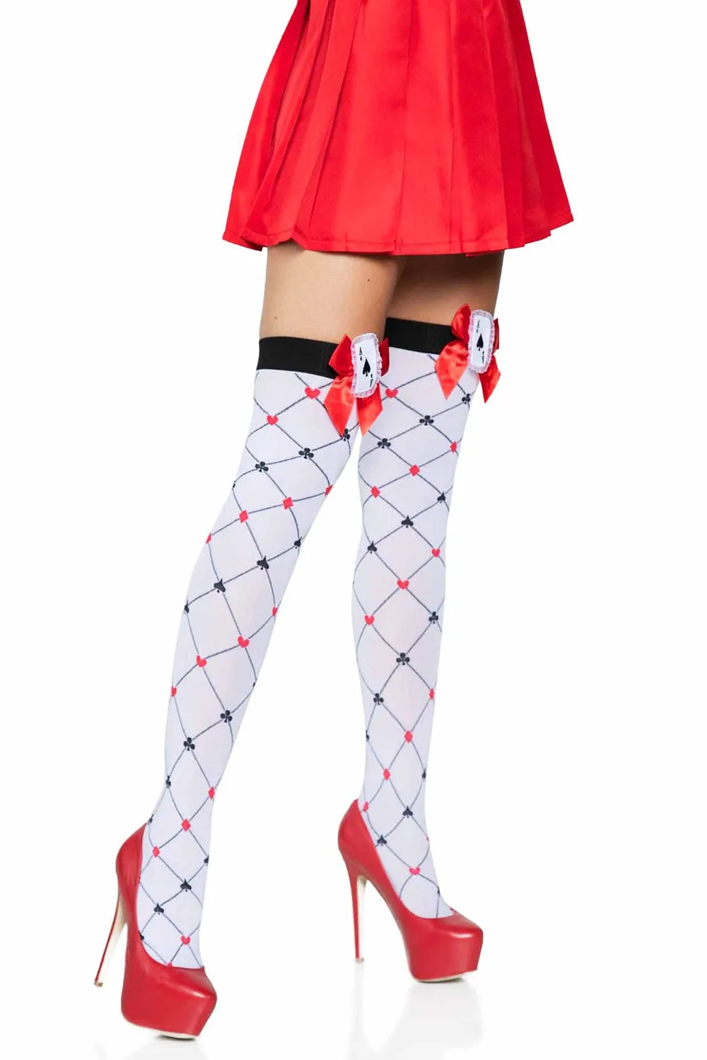 Alice in Wickedland Thigh Highs