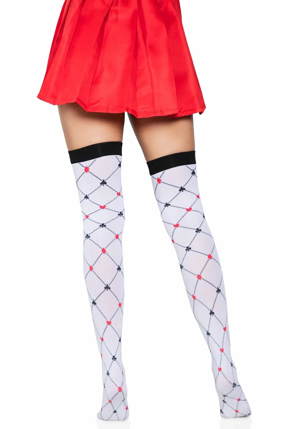 Alice in Wickedland Thigh Highs