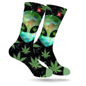 ALIEN EYES WEED SOCKS