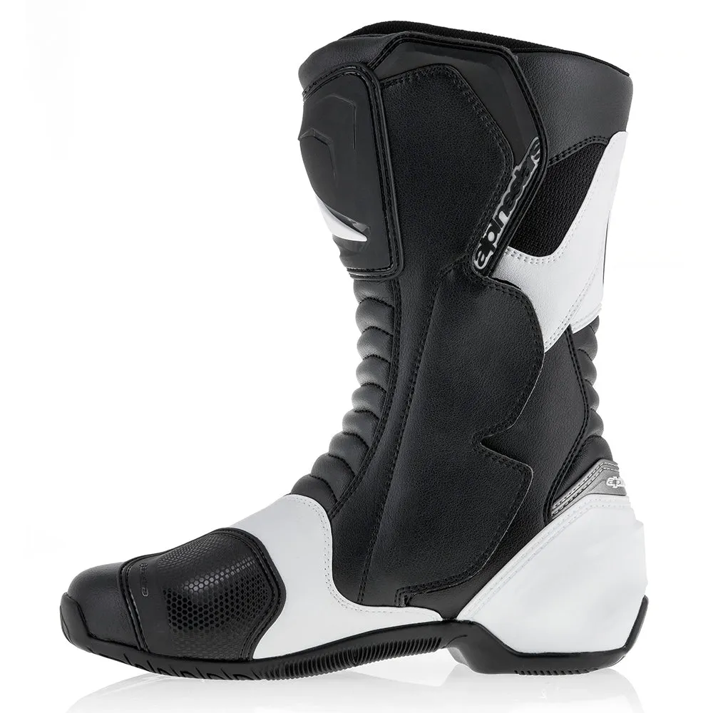 Alpinestars SMX S Durable Motorcycle Touring Boots Black White