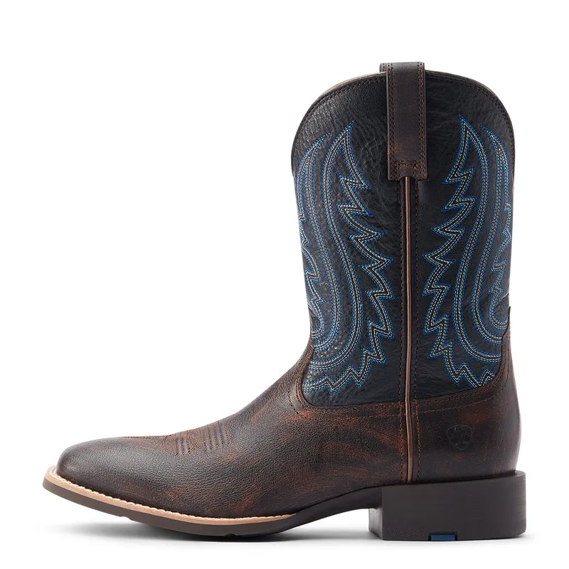 'Ariat' Men's 11" Big Sport Country Western Square Toe - Tortuga / Black