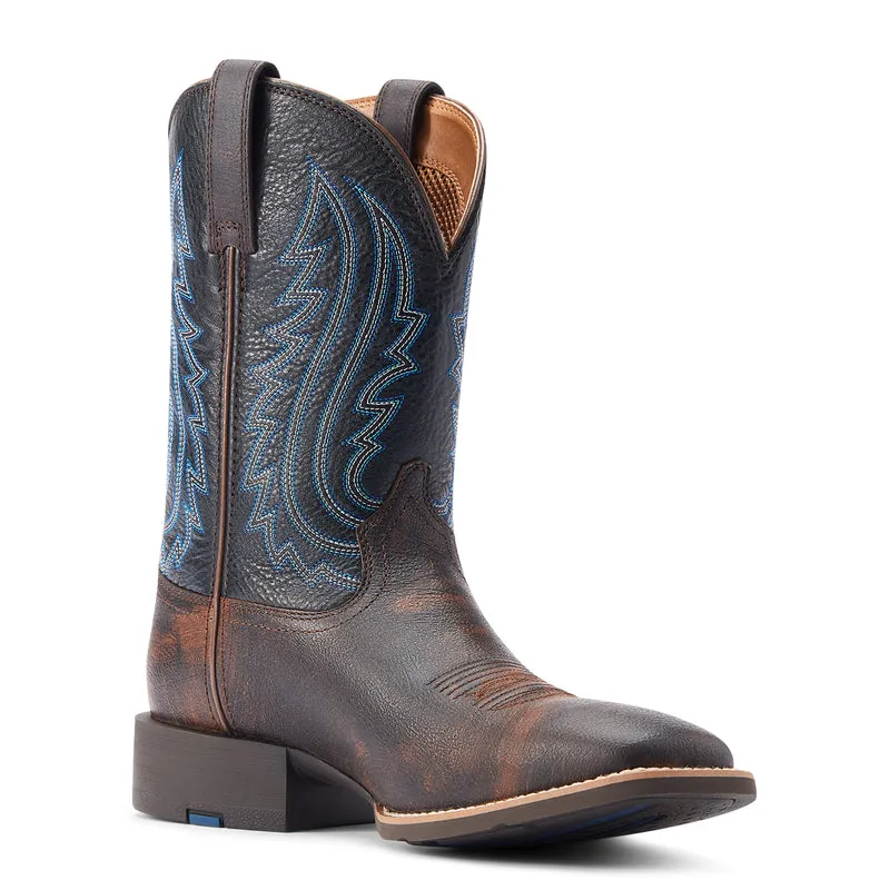 'Ariat' Men's 11" Big Sport Country Western Square Toe - Tortuga / Black