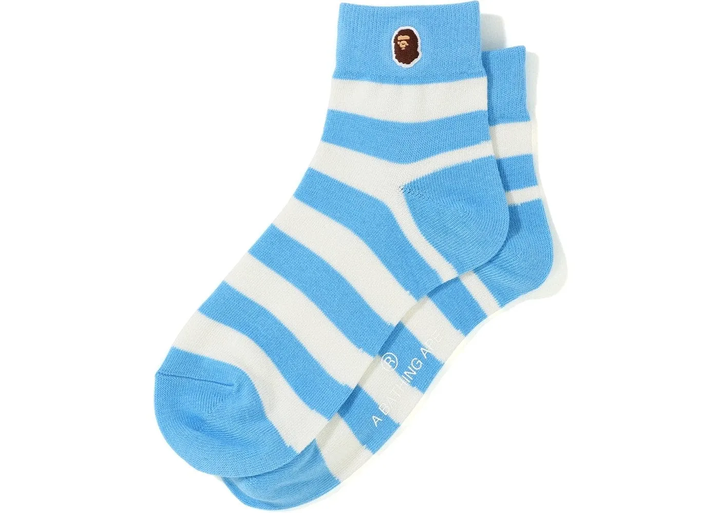 BAPE HOOP ANKLE SOCKS BLUE