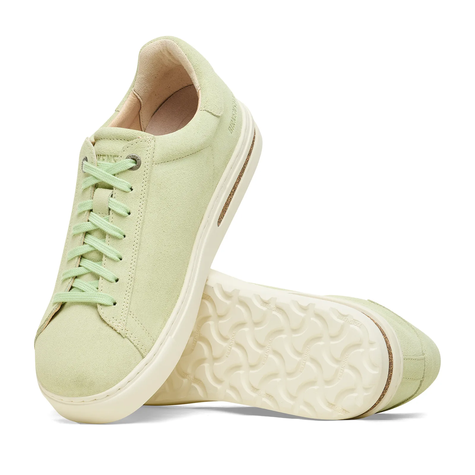 Birkenstock Bend Narrow Sneaker (Women) - Faded Lime Suede