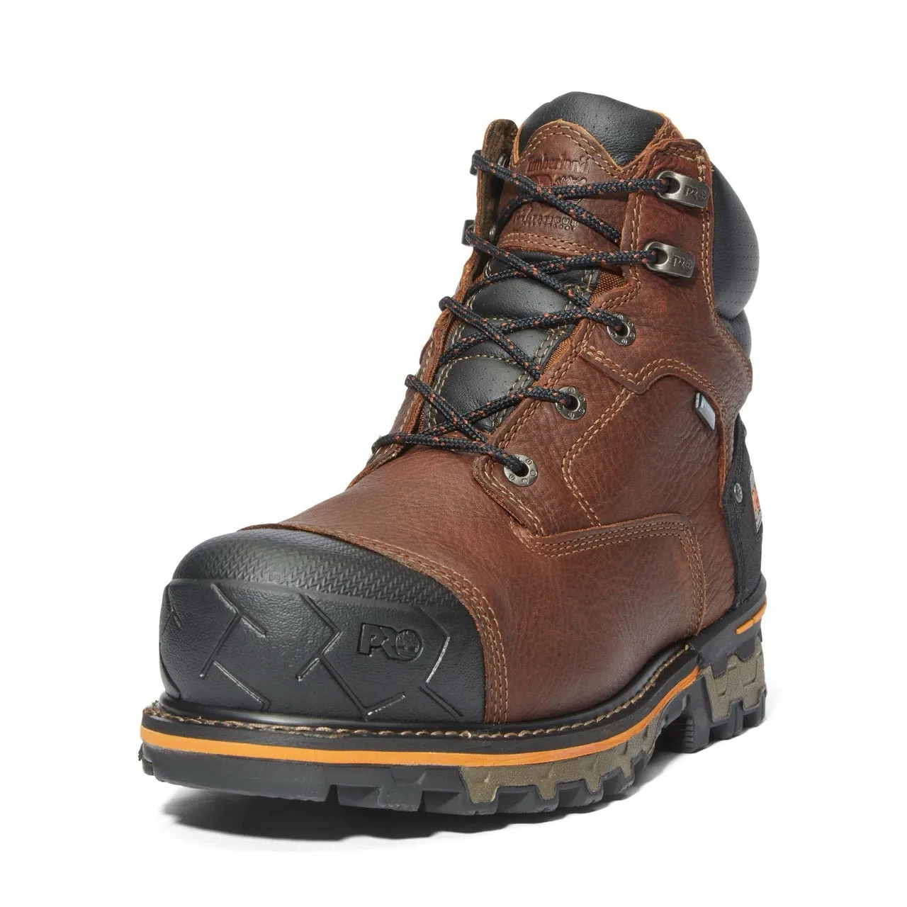 Boondock 6 Inch Composite-Toe Waterproof Ins 400G Work Boot Brown