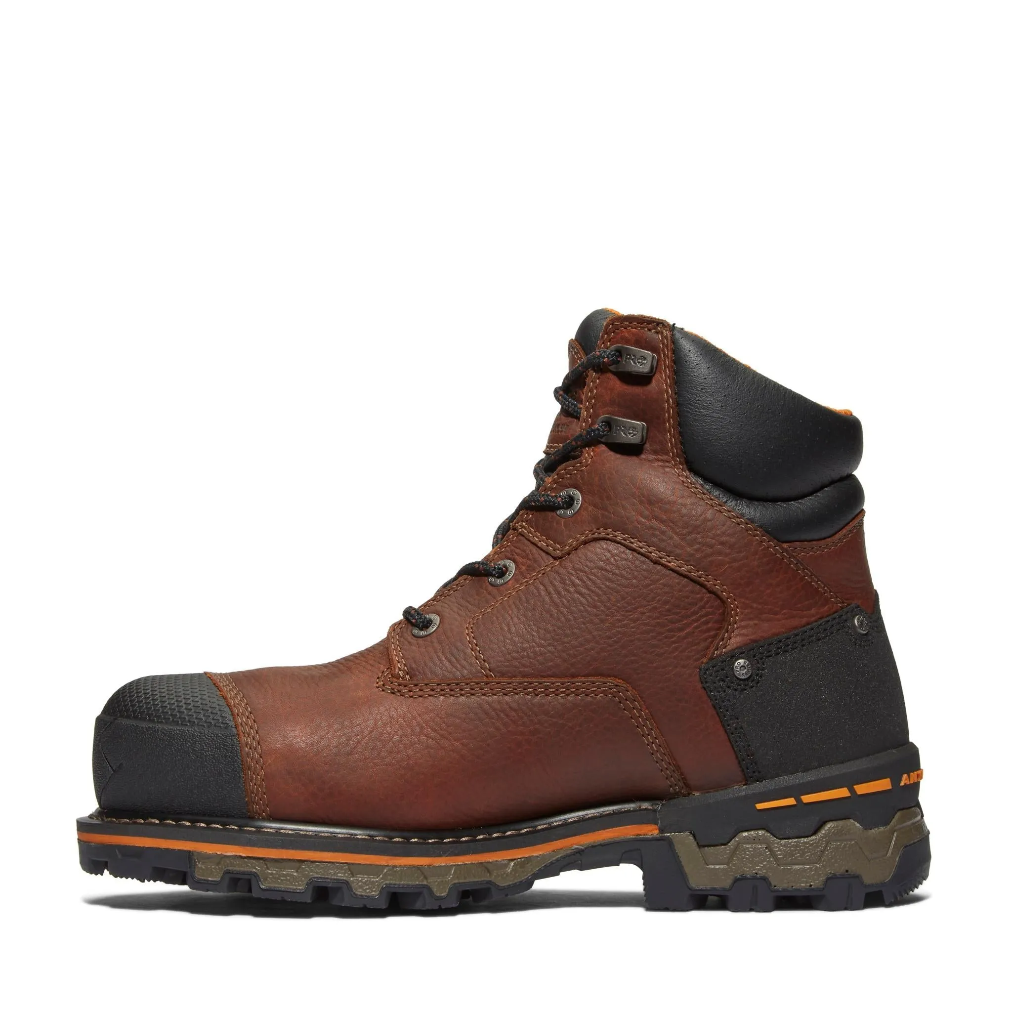 Boondock 6 Inch Composite-Toe Waterproof Ins 400G Work Boot Brown