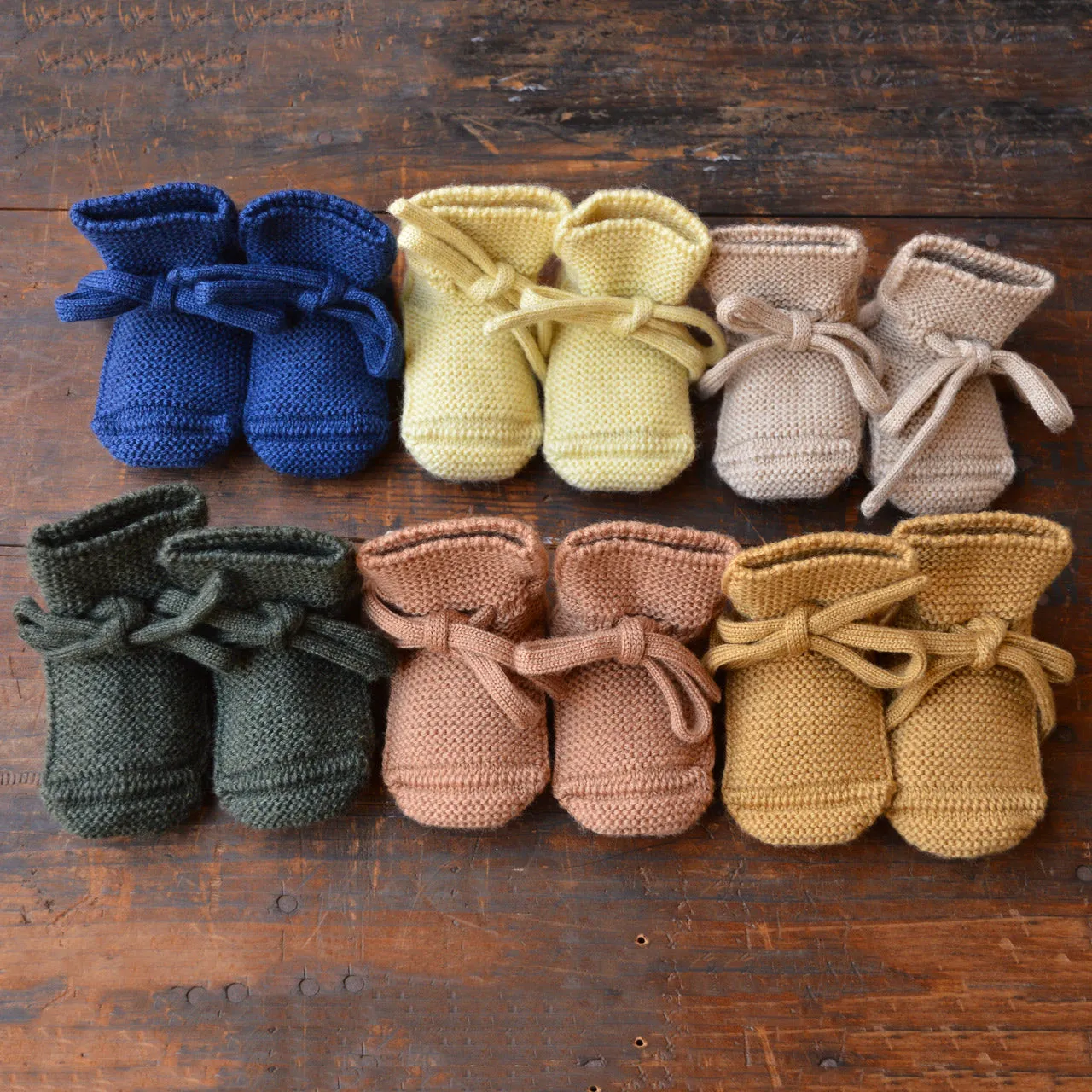 Booties - 100% Merino Wool (Newborn-9m)