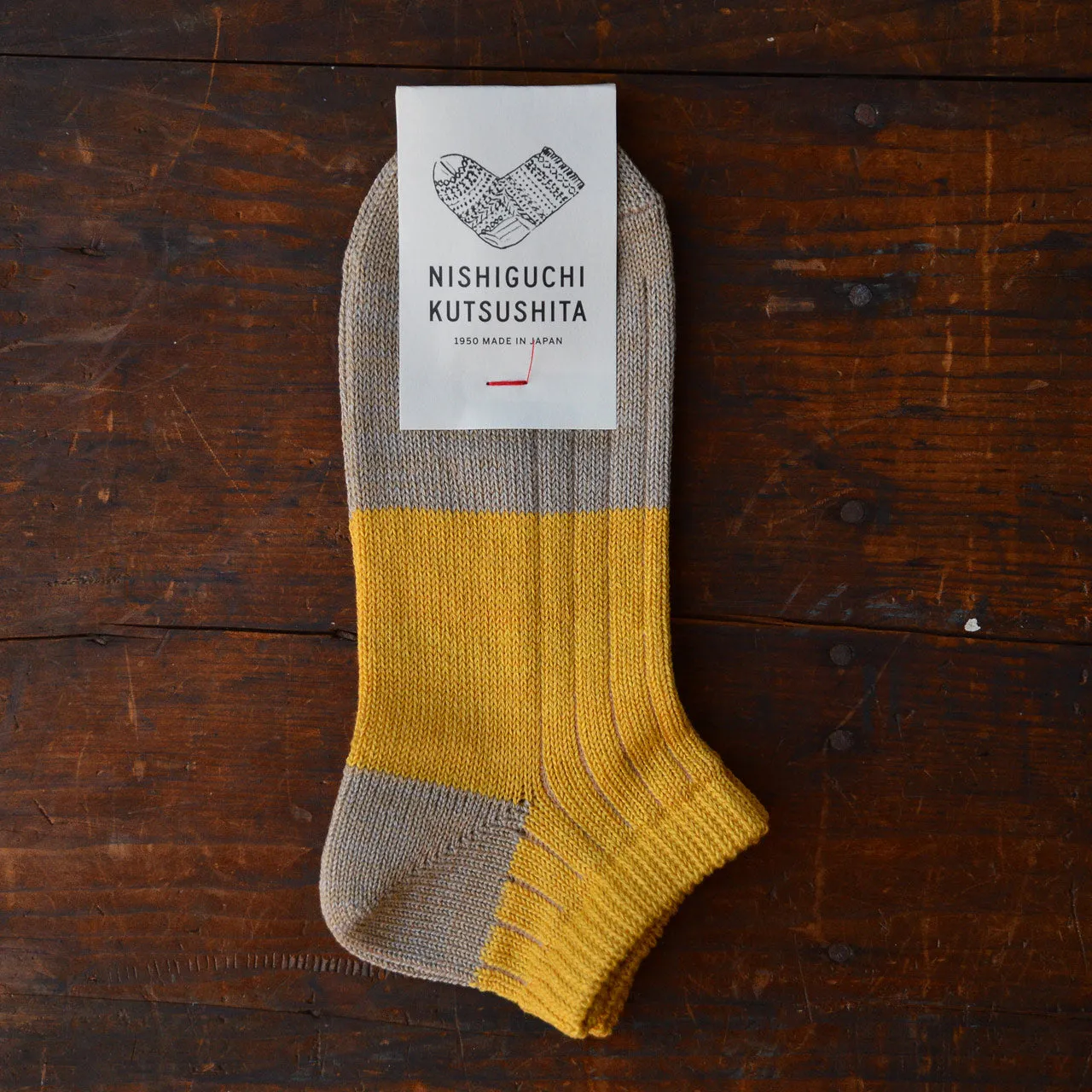 Boston Linen Cotton Anklet Socks