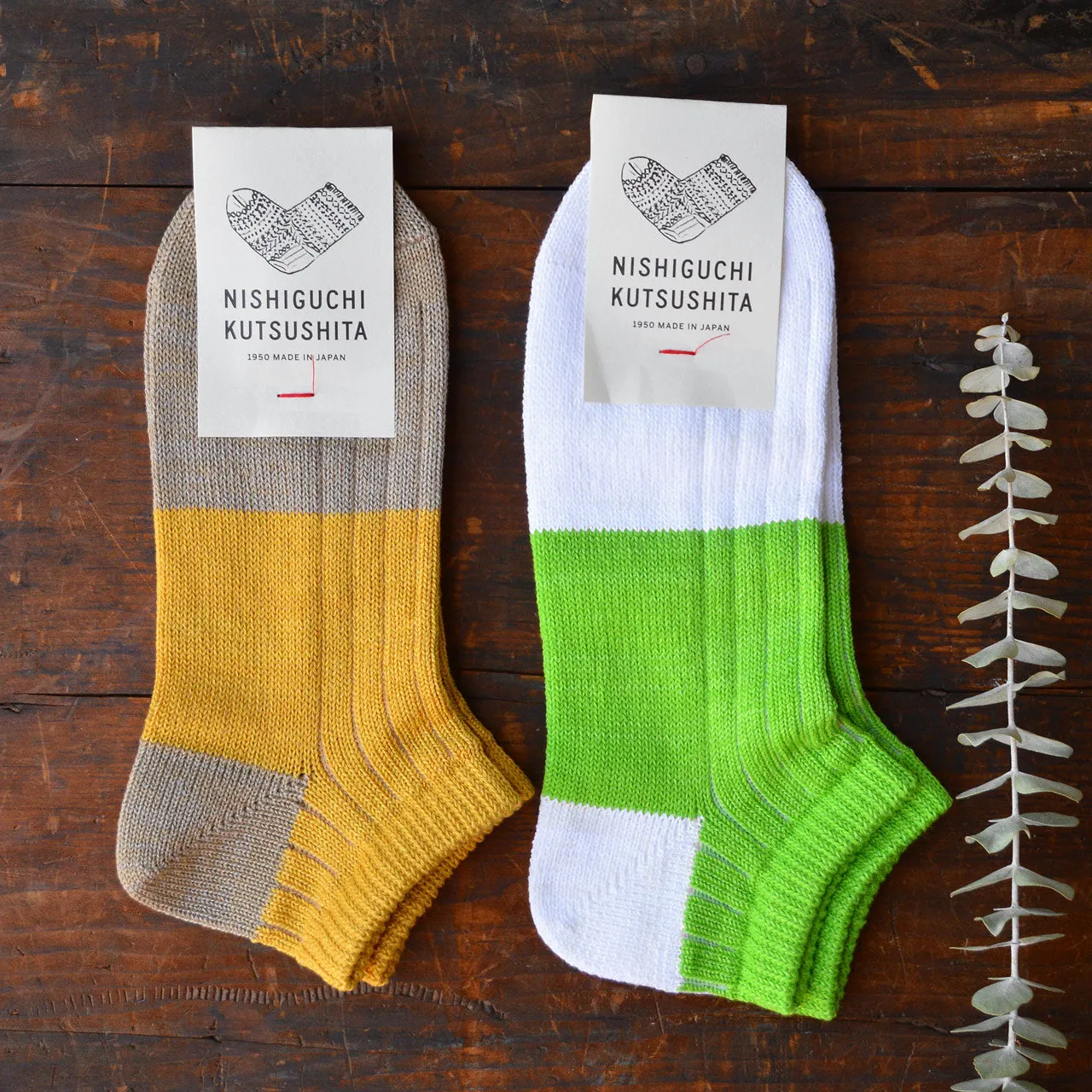 Boston Linen Cotton Anklet Socks