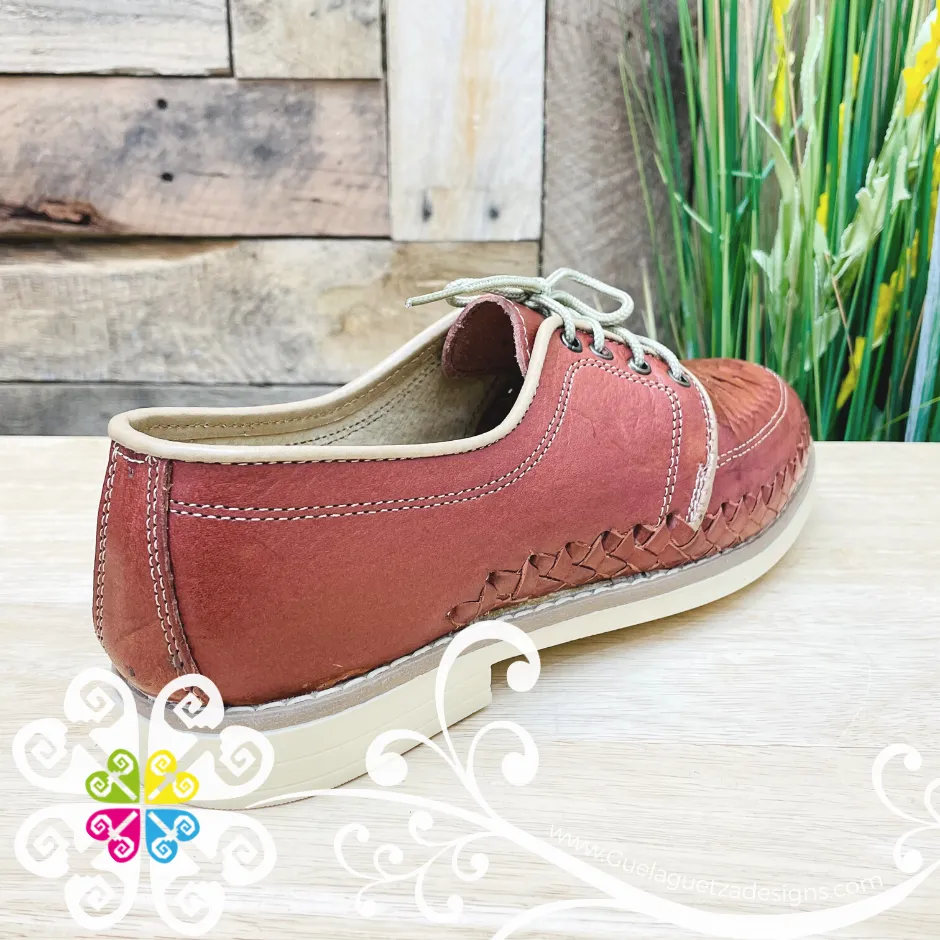 Brown Fiesta Tejido - Leather Men Shoes