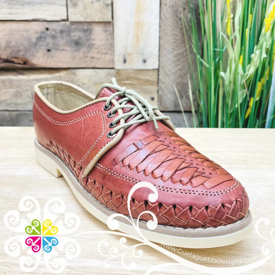 Brown Fiesta Tejido - Leather Men Shoes