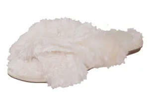 Bruno Menegatti 230189NT-6 Valentina-Nuage Fluffy Crisscross Slide Sli