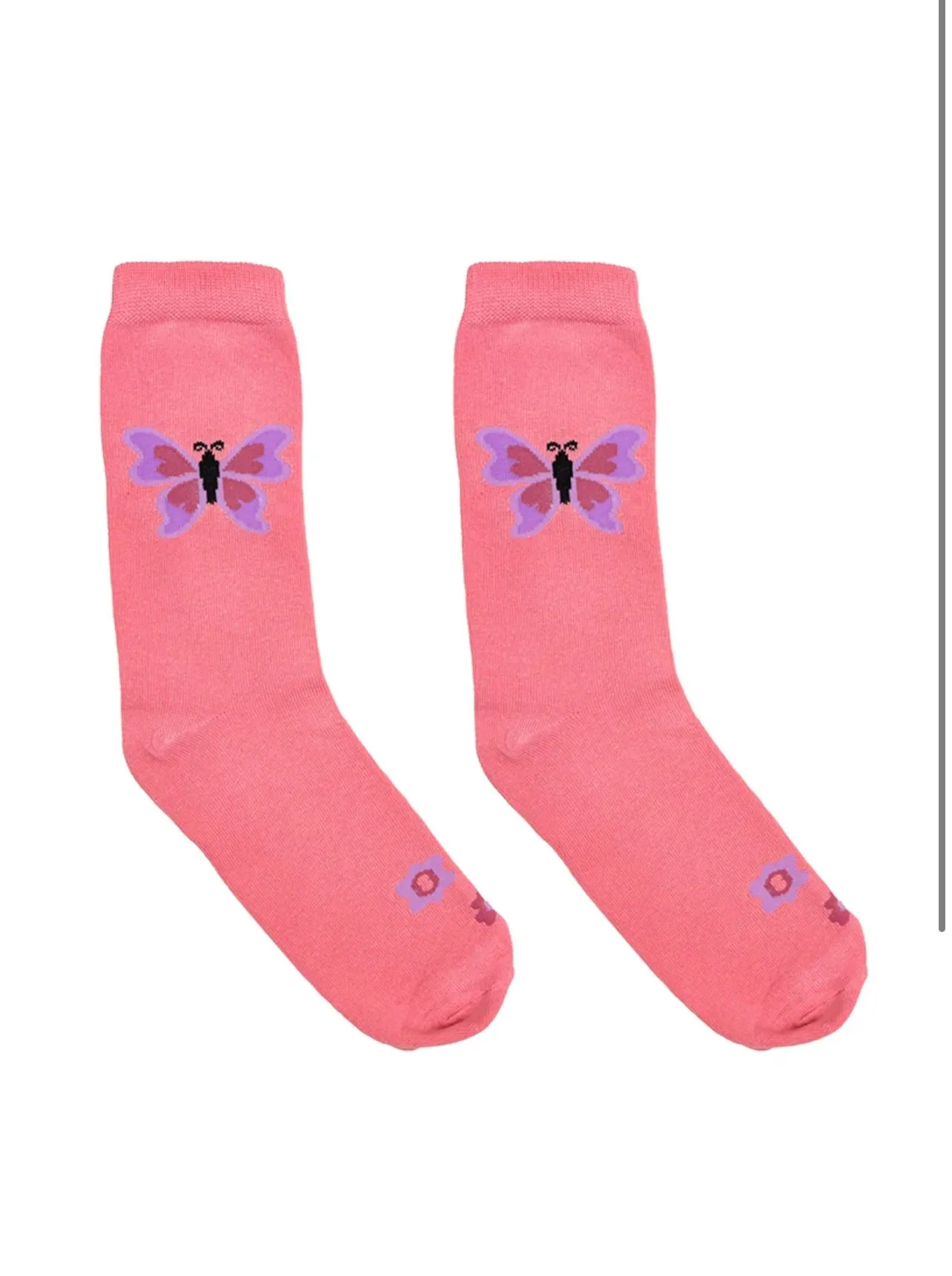 Butterflly 3D Crew Socks