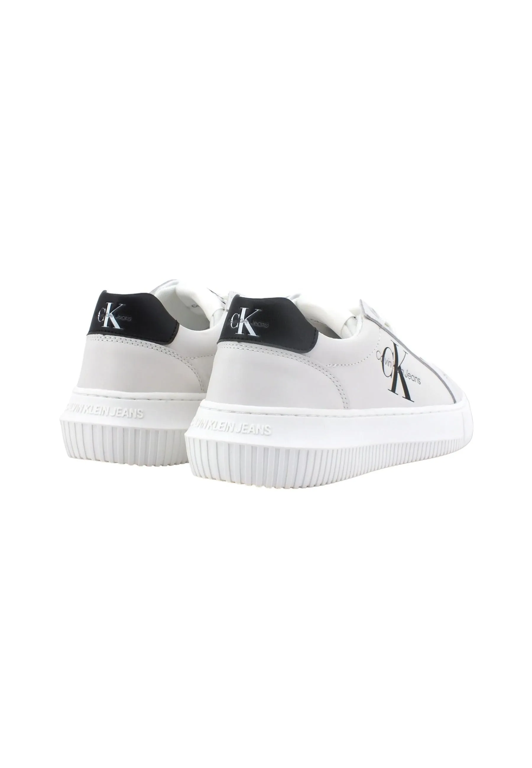 CALVIN KLEIN Chunky Cupsole Sneaker Donna Bright White Black YW0YW00823