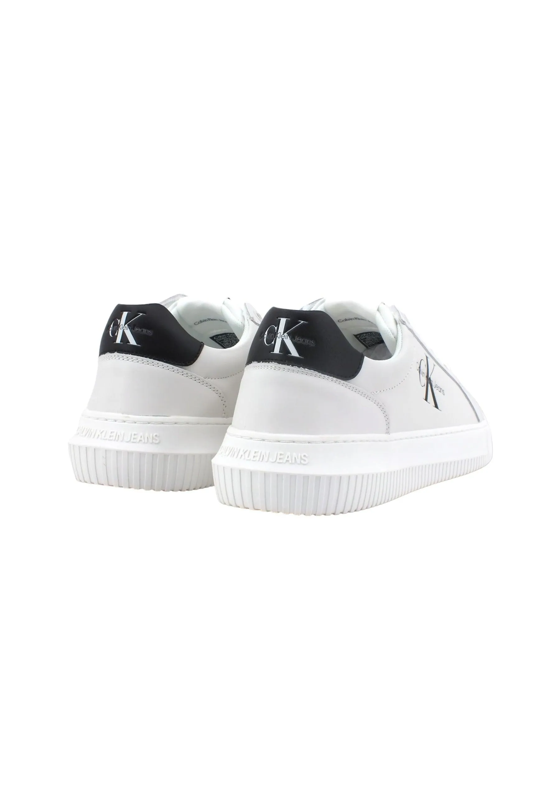 CALVIN KLEIN Chunky Cupsole Sneaker Uomo White Black YM0YM00681