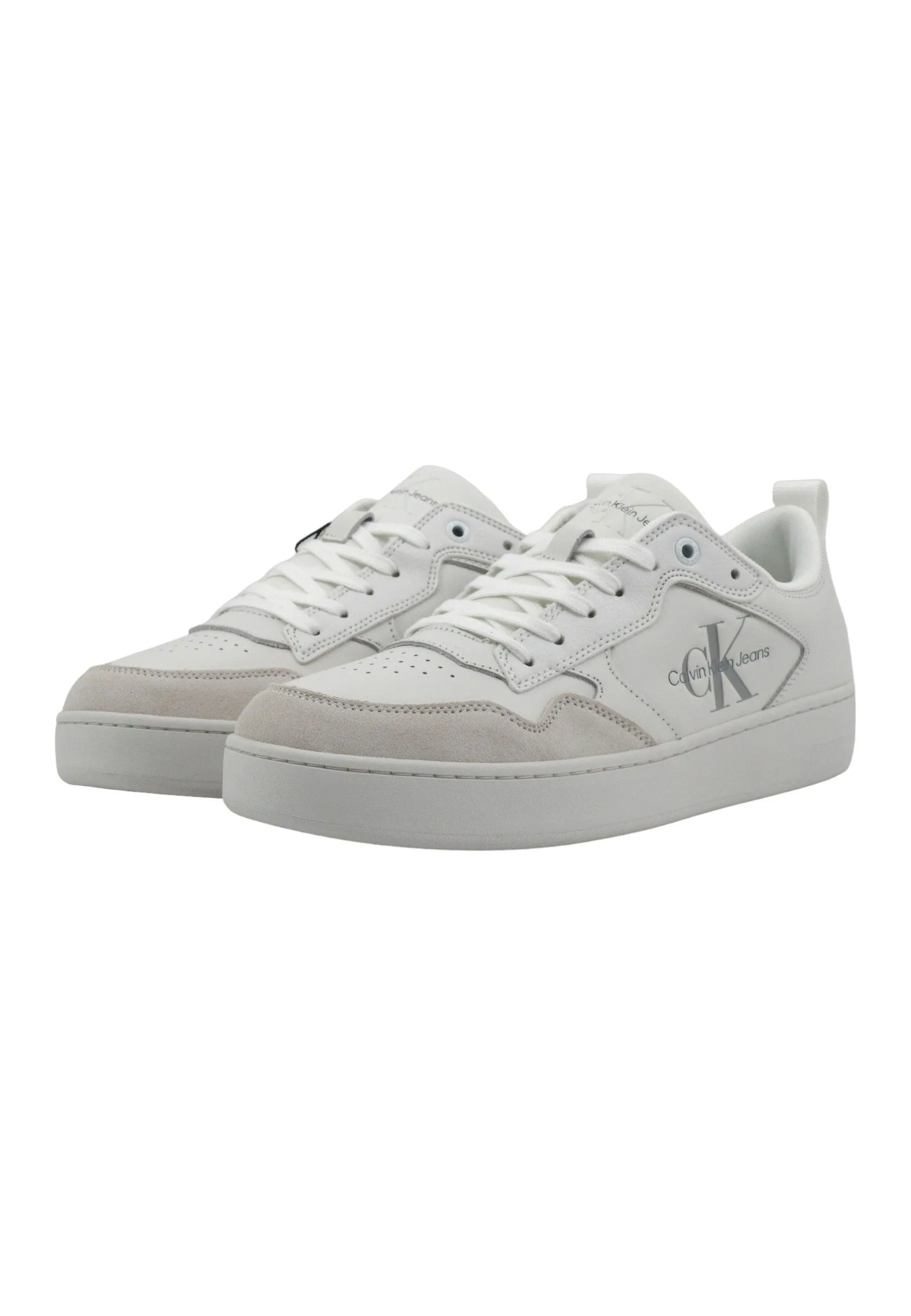 CALVIN KLEIN Sneaker Basket Cupsole Uomo Triple Bright White YM0YM00574