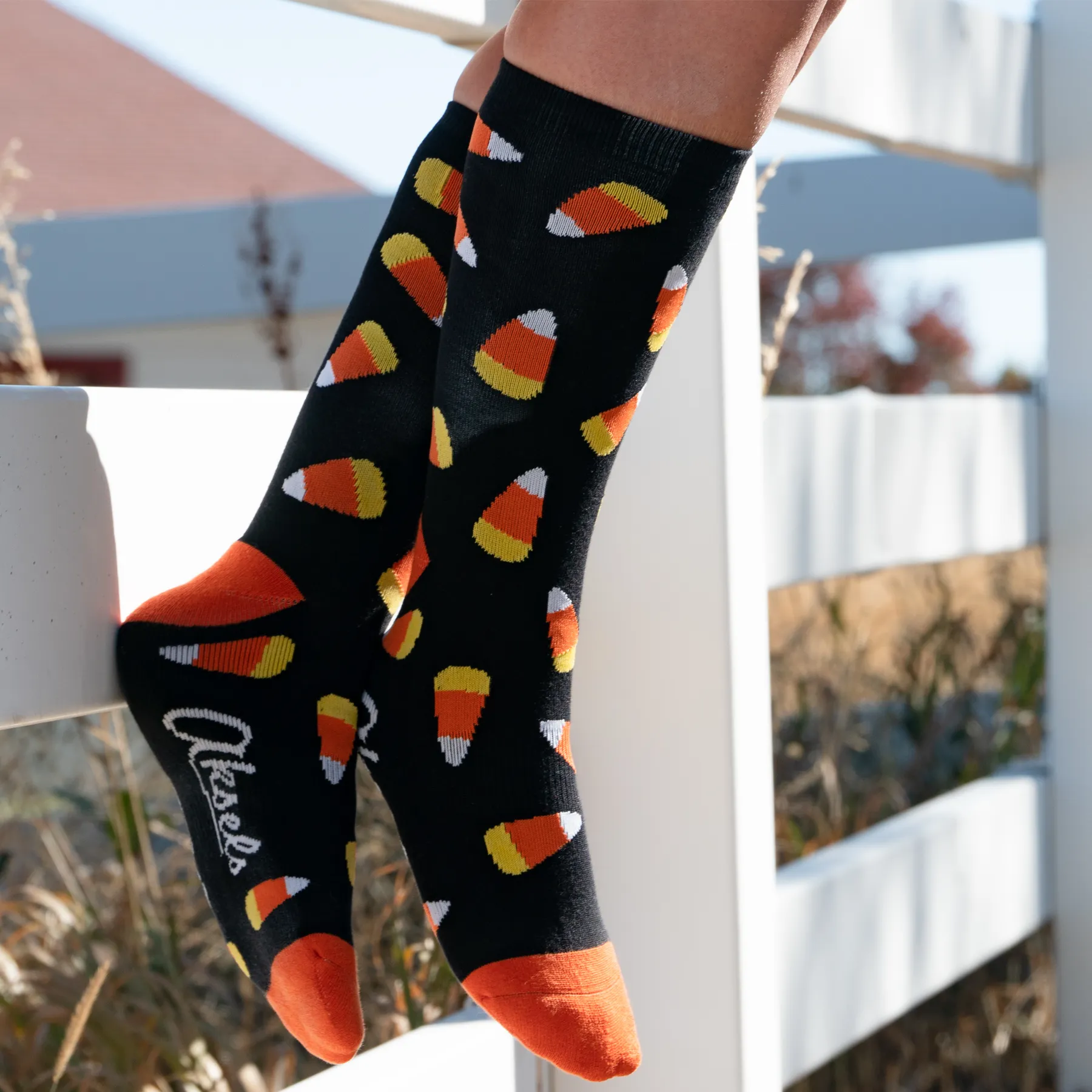 Candy Corn Socks