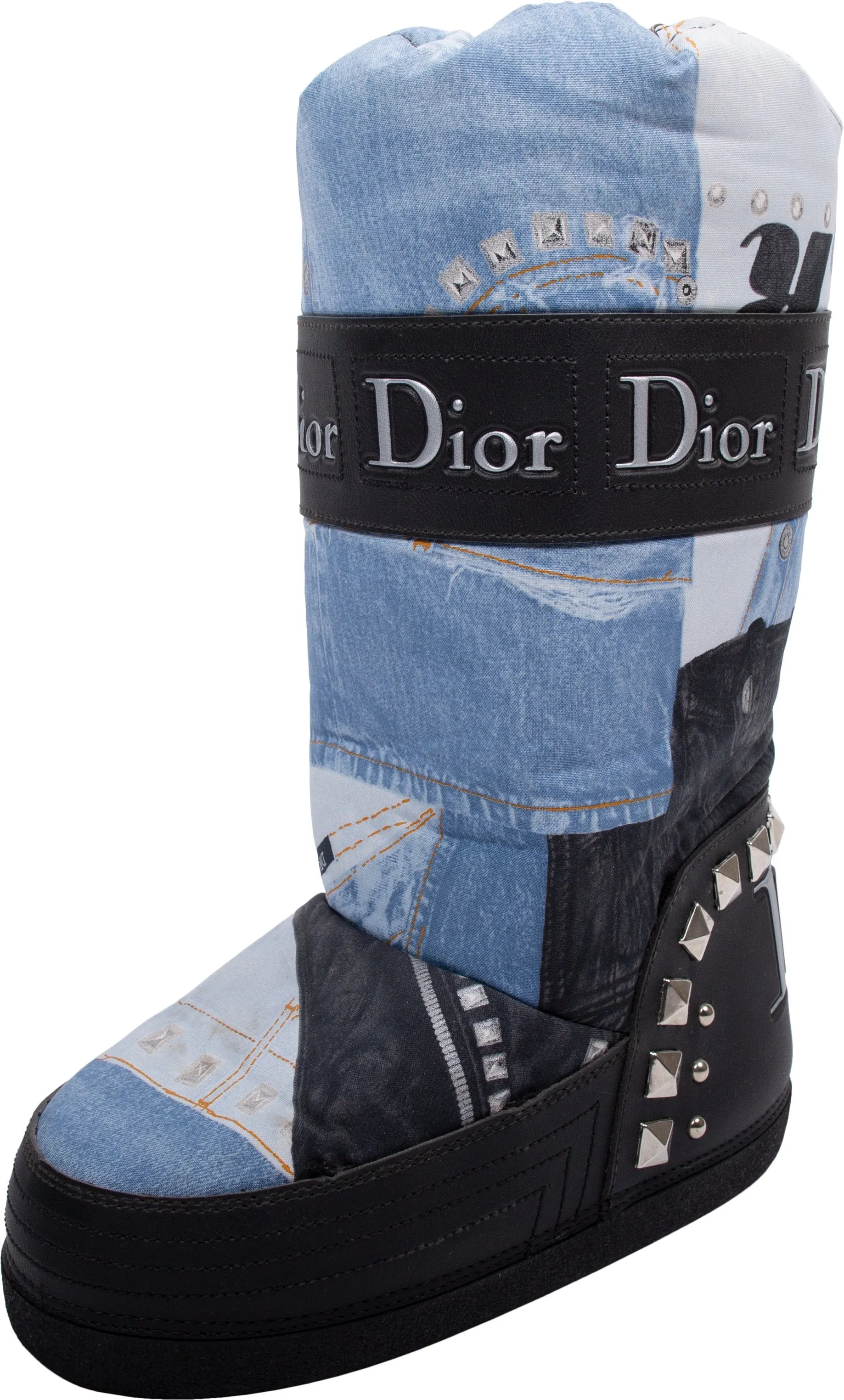 Christian Dior Trompe L'oeil Snow Boots