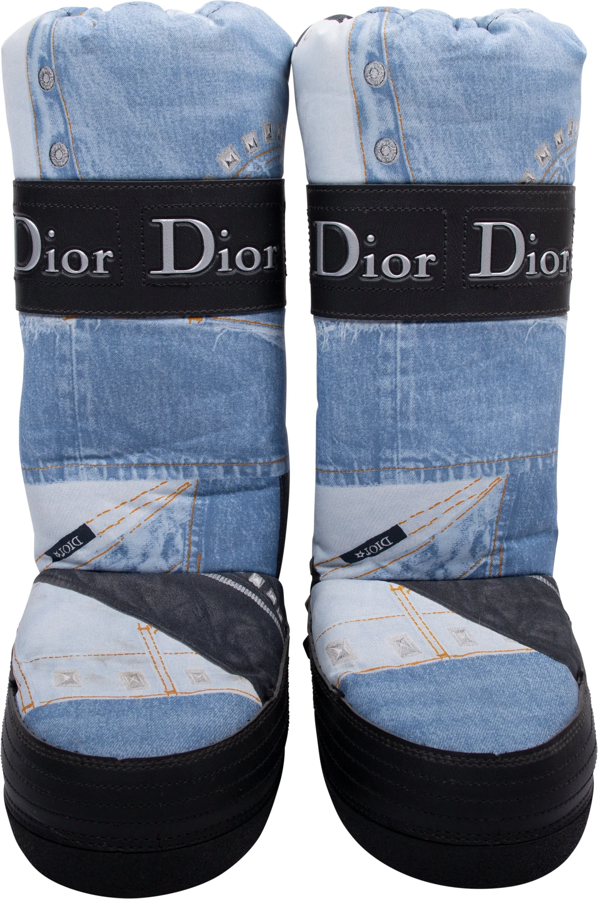 Christian Dior Trompe L'oeil Snow Boots