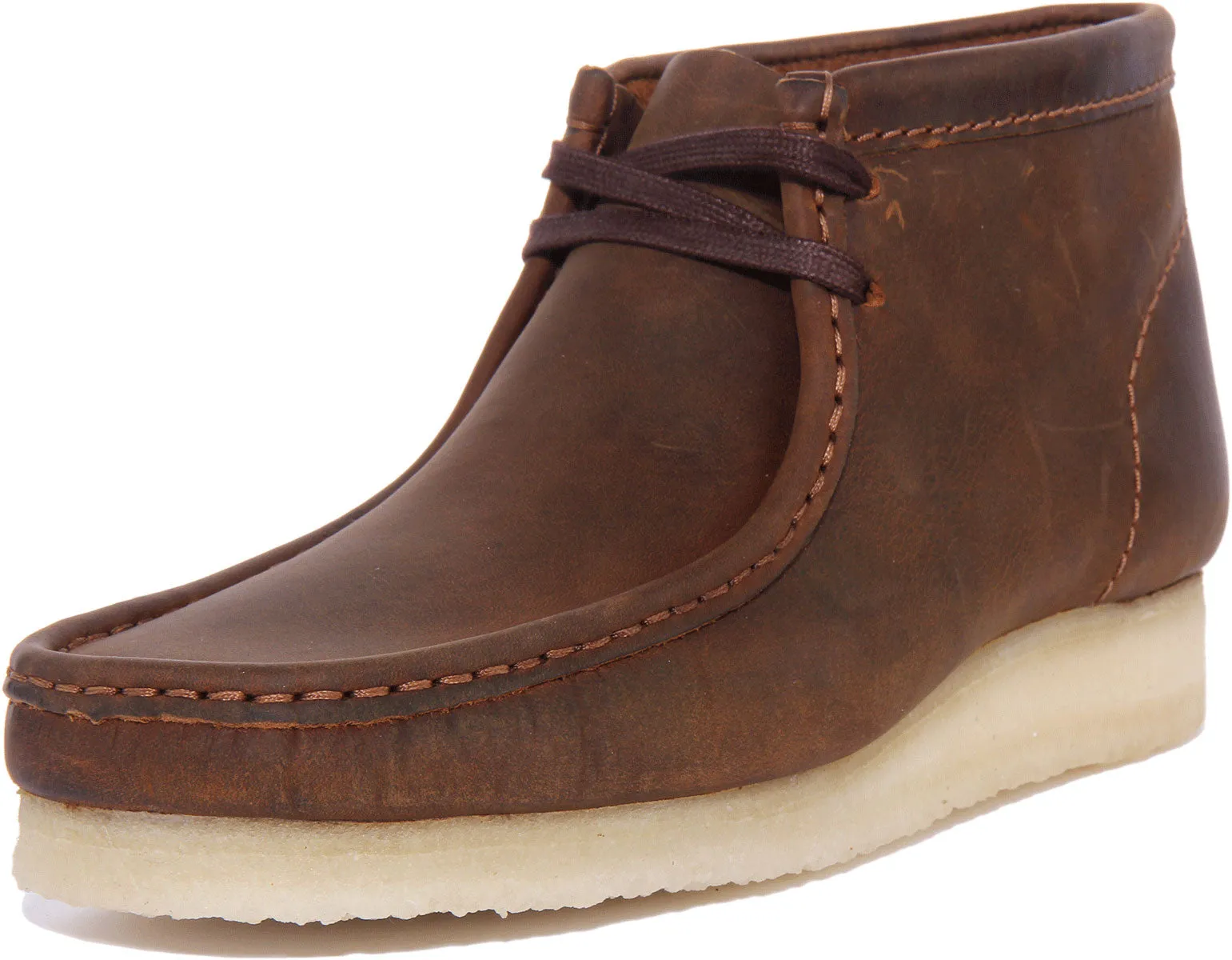 Clarks Originals Wallabee Boot In Beeswax For Men