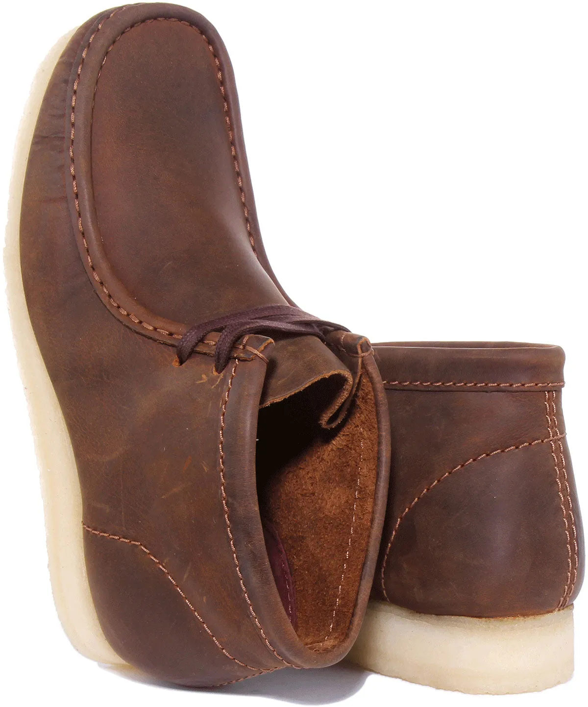 Clarks Originals Wallabee Boot In Beeswax For Men