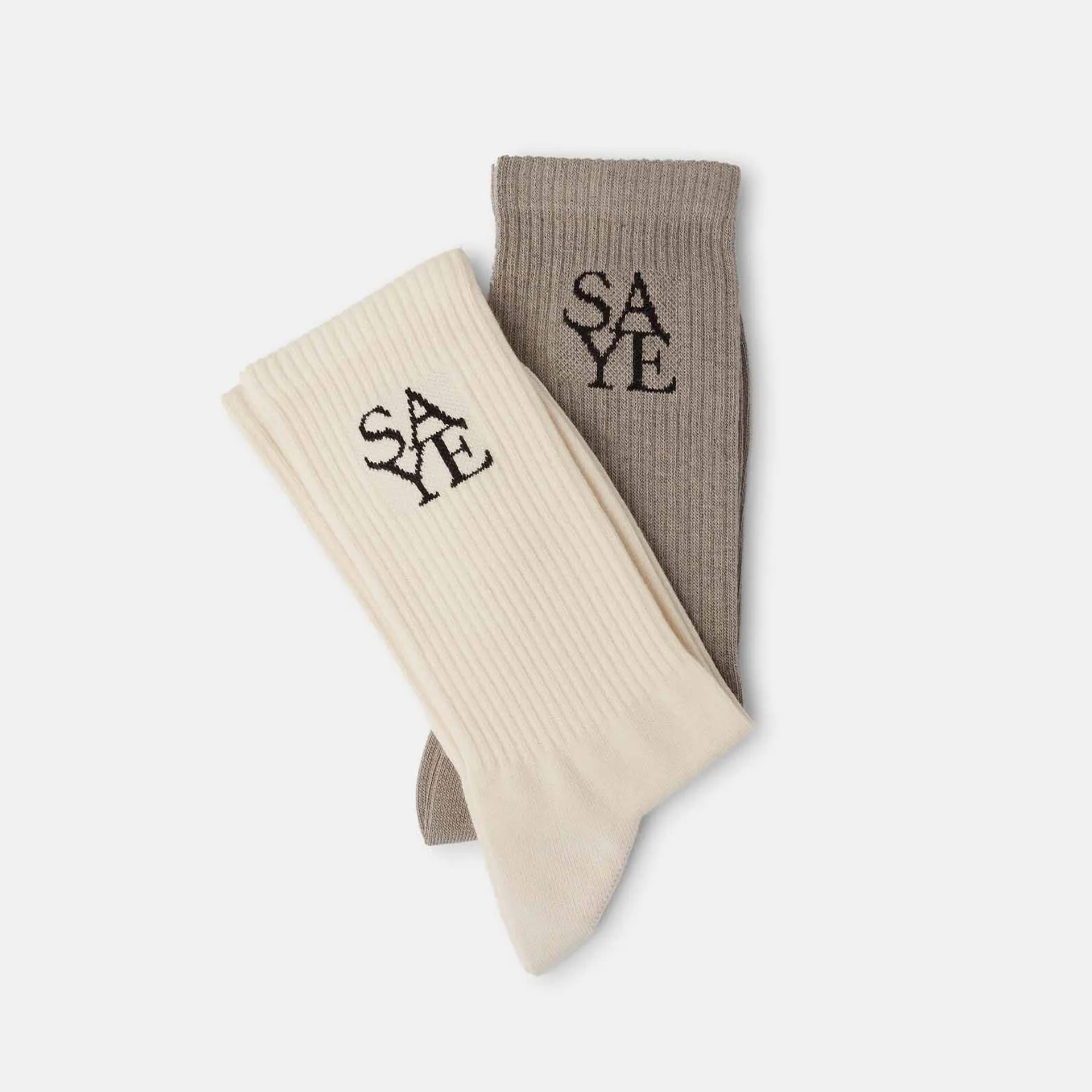 Crew Everyday Socks - Offwhite & Grey