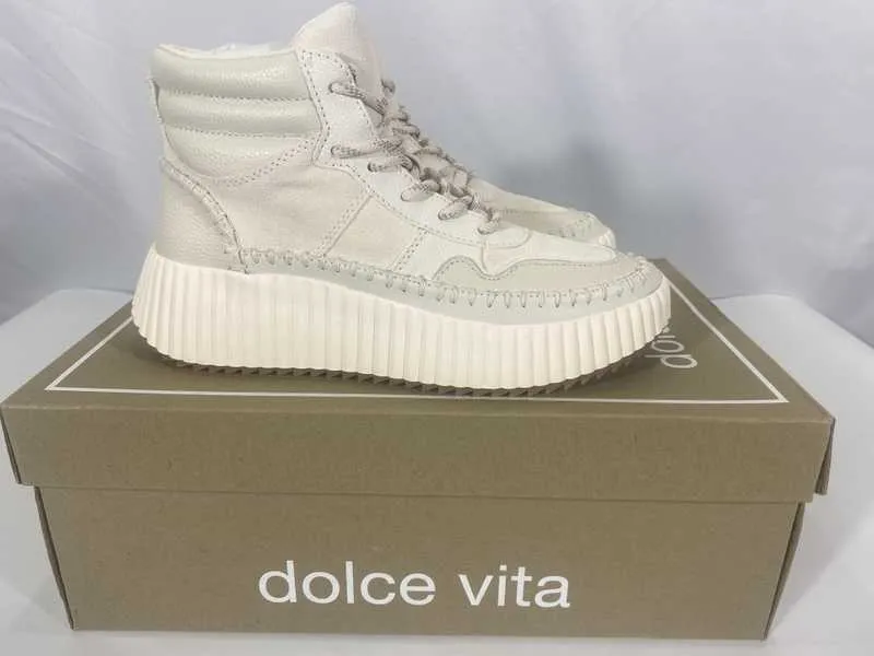 DALEY SNEAKERS OFF WHITE SUEDE - re:vita