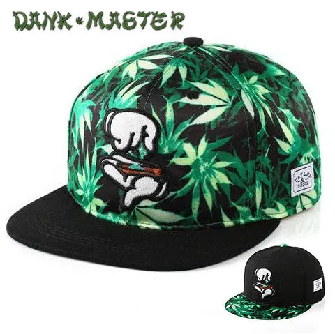 Dank Master Green Weed Snapback