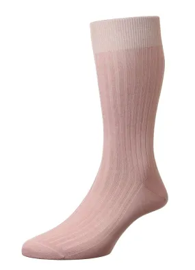 DANVERS | Classic 5x3 Rib Mercerised Cotton | Dusky Pink