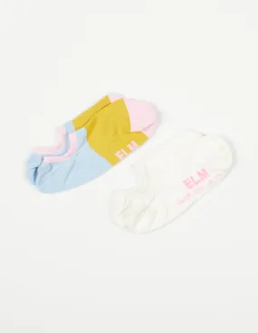 Elm No Show Sock 2 PK