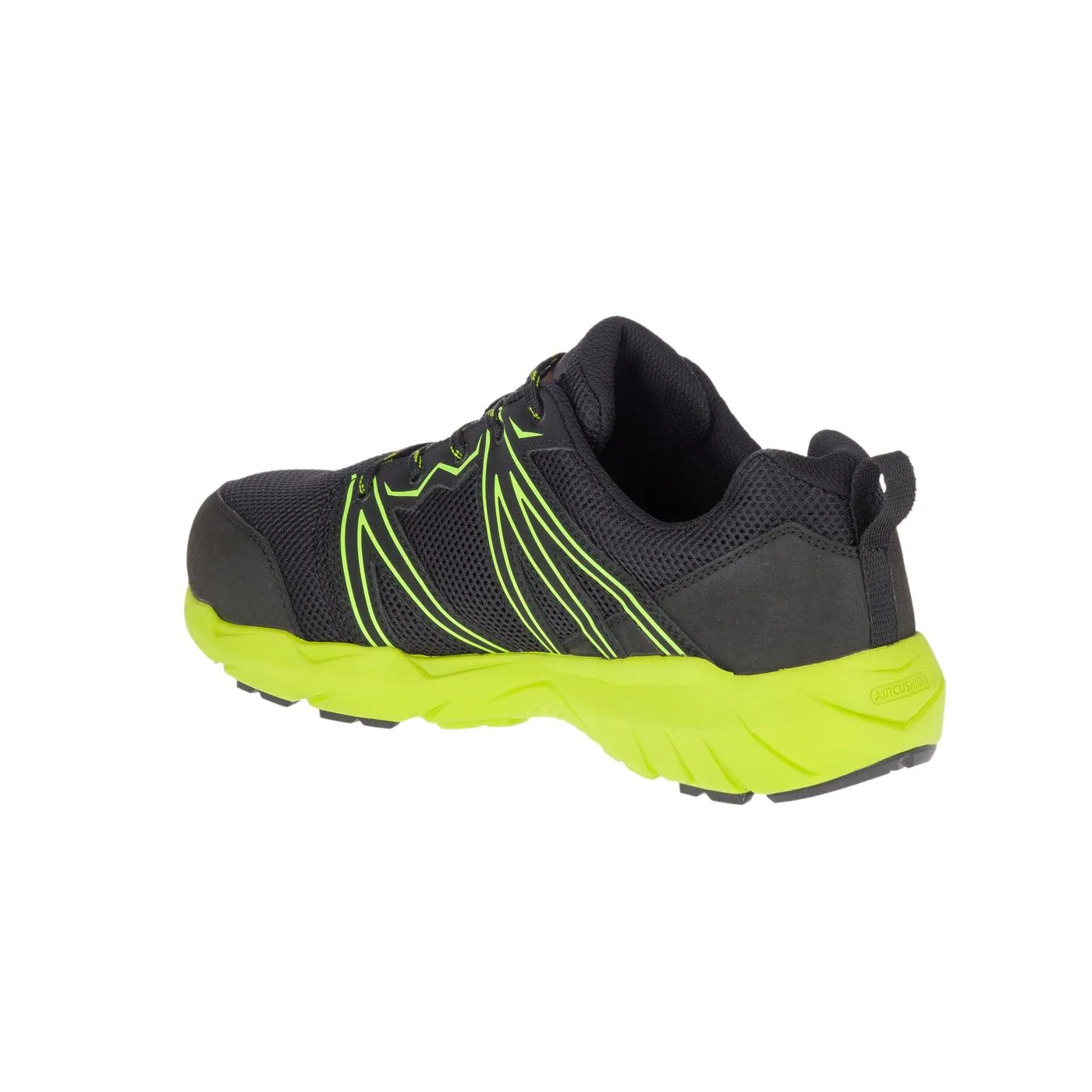 Fullbench Superlite Men's Alloy-Toe Work Shoes Black/Lime