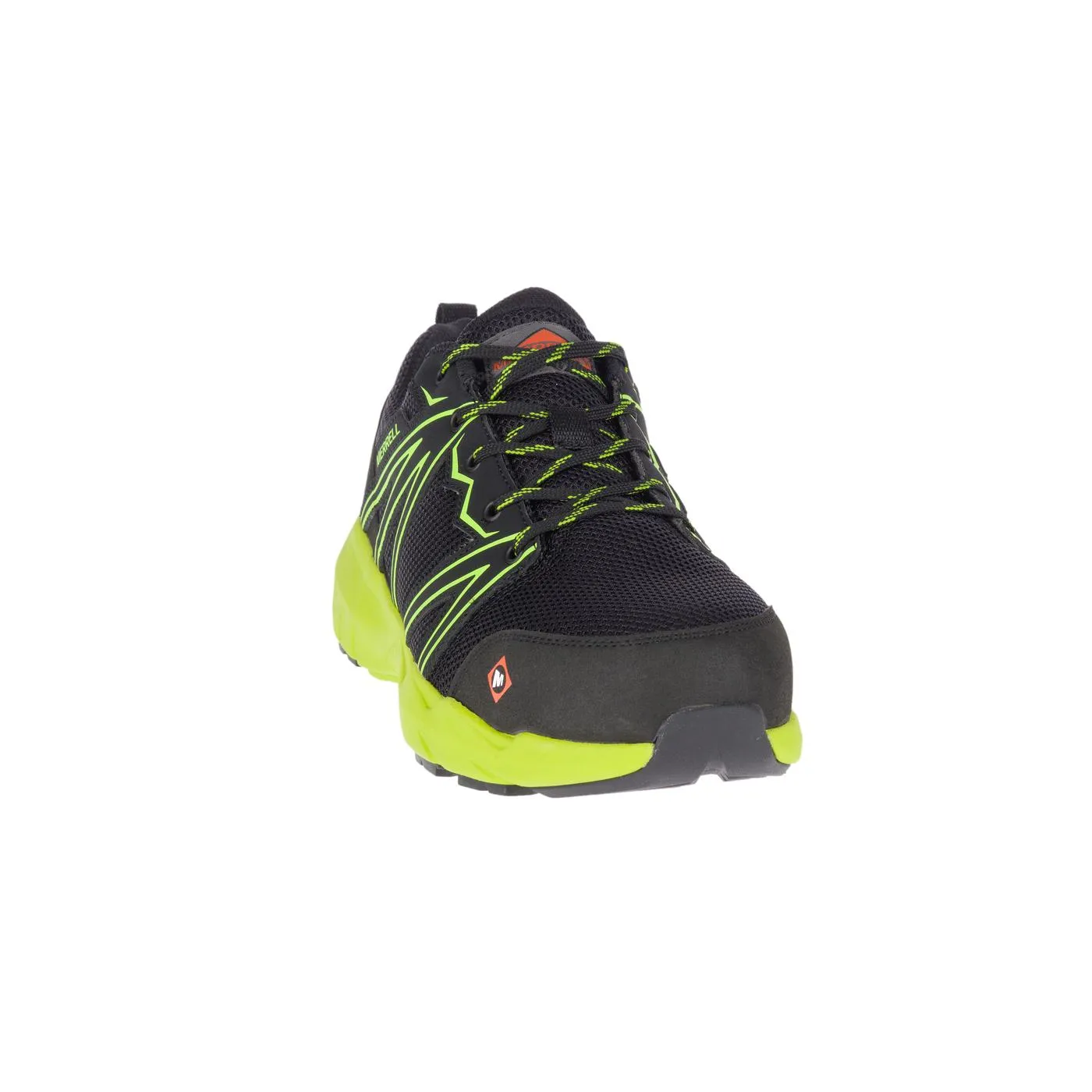 Fullbench Superlite Men's Alloy-Toe Work Shoes Black/Lime