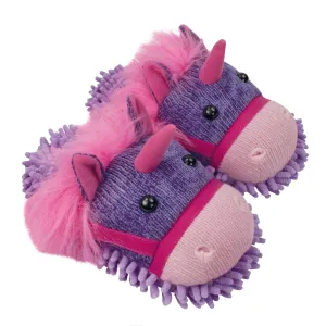 Fuzzy Friends Slippers Unicorn