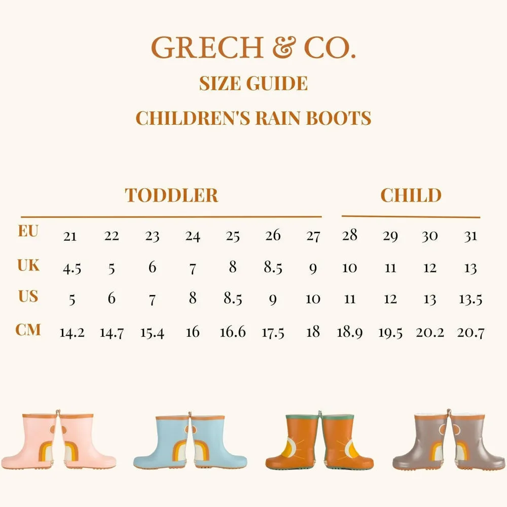 Grech & Co. Childrens Rain Boots - Spice