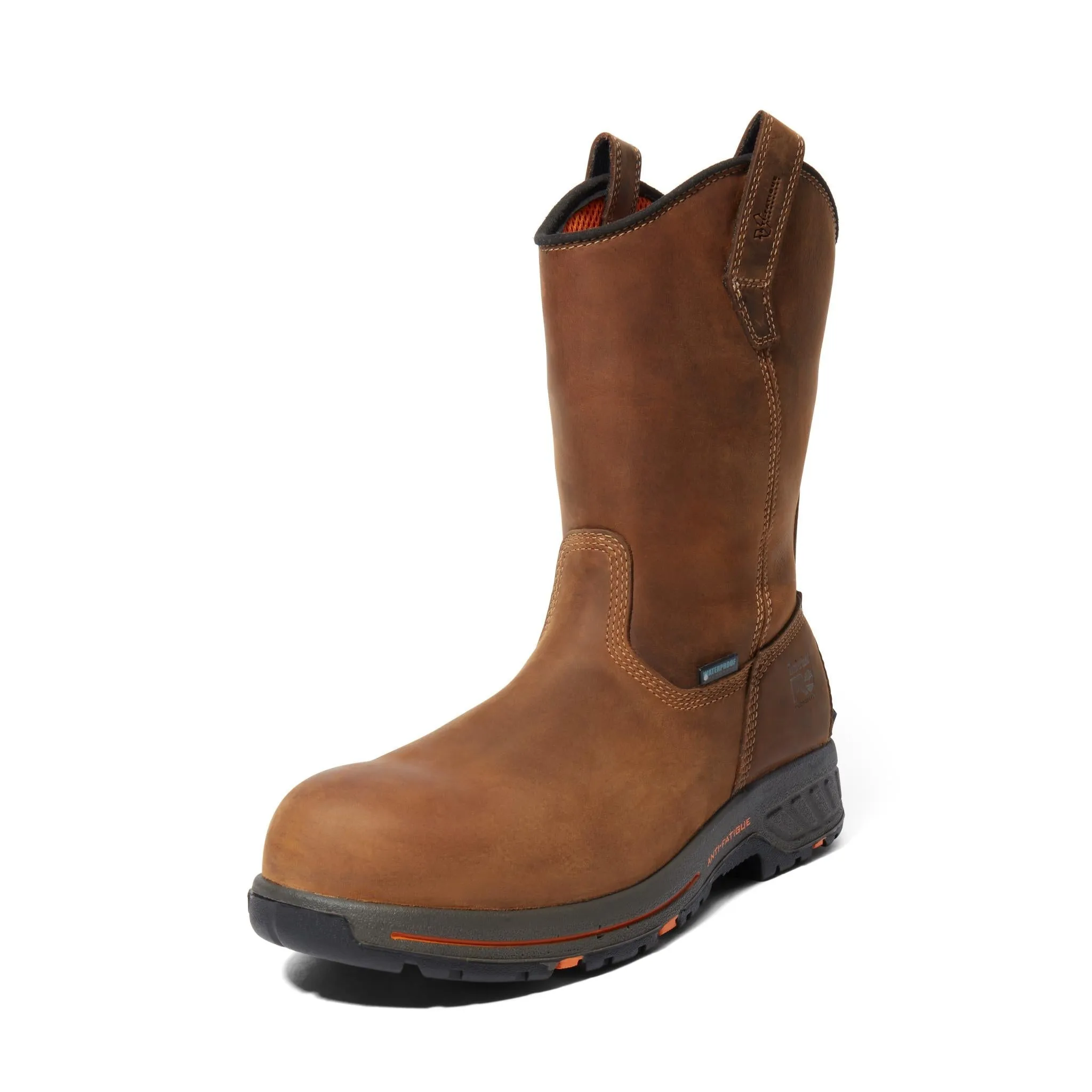 Helix HD Composite-Toe Waterproof Pull-On Work Boot Brown