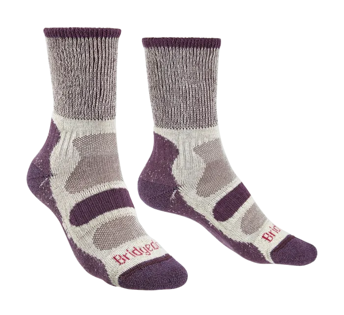 Hike Lightweight Coolmax Comfort Socks - Plum