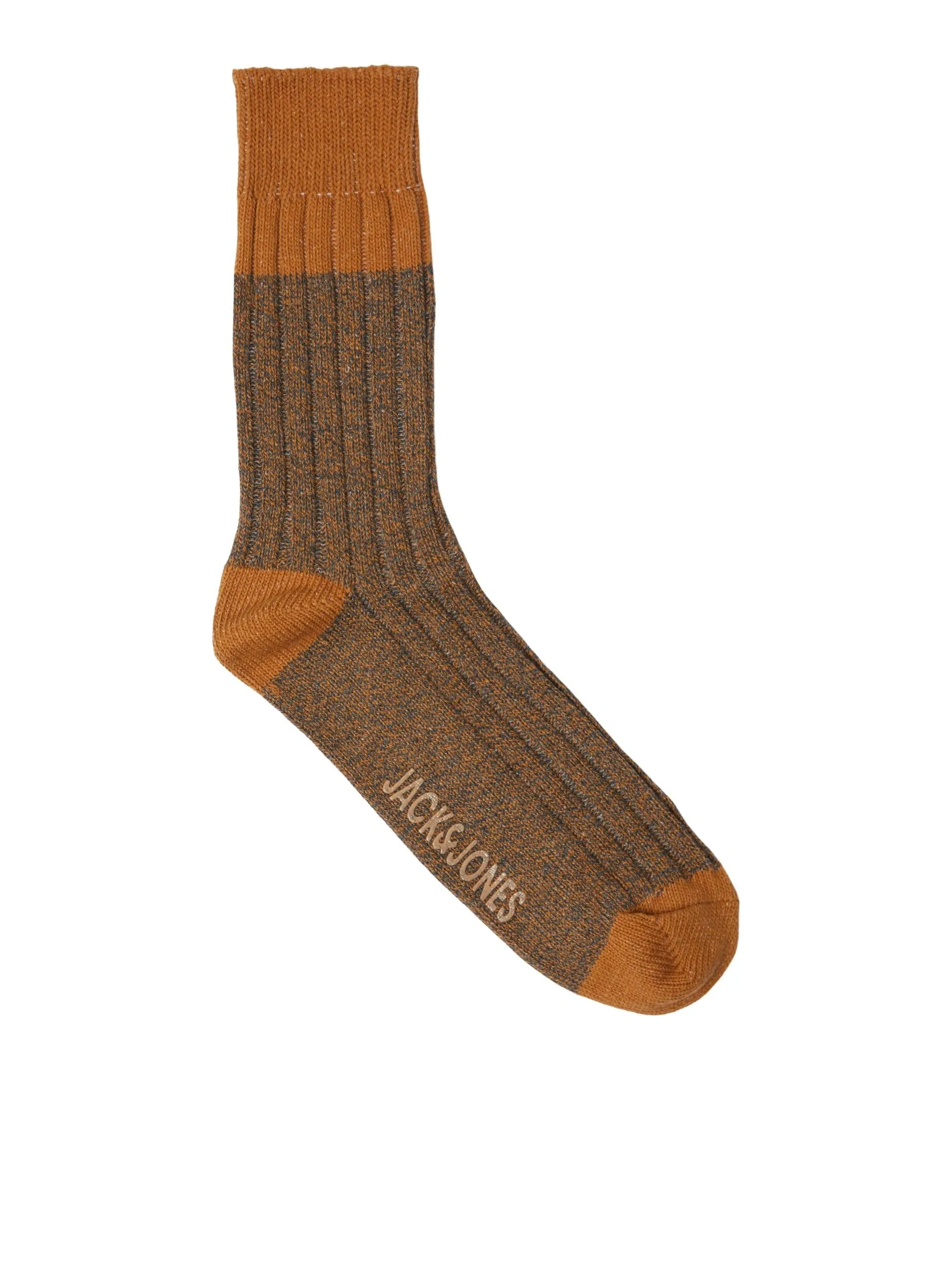 Jack & Jones JACTWISTED Socks 2 Pack-CHESTNUT