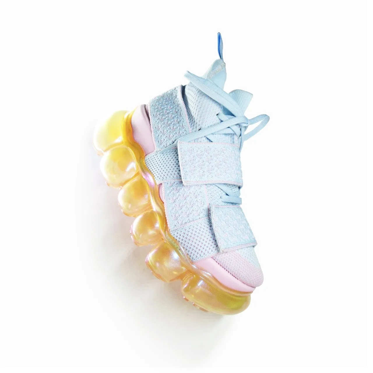 “Jewelry” High Shoes Beltcross / Aurora Light blue Pink