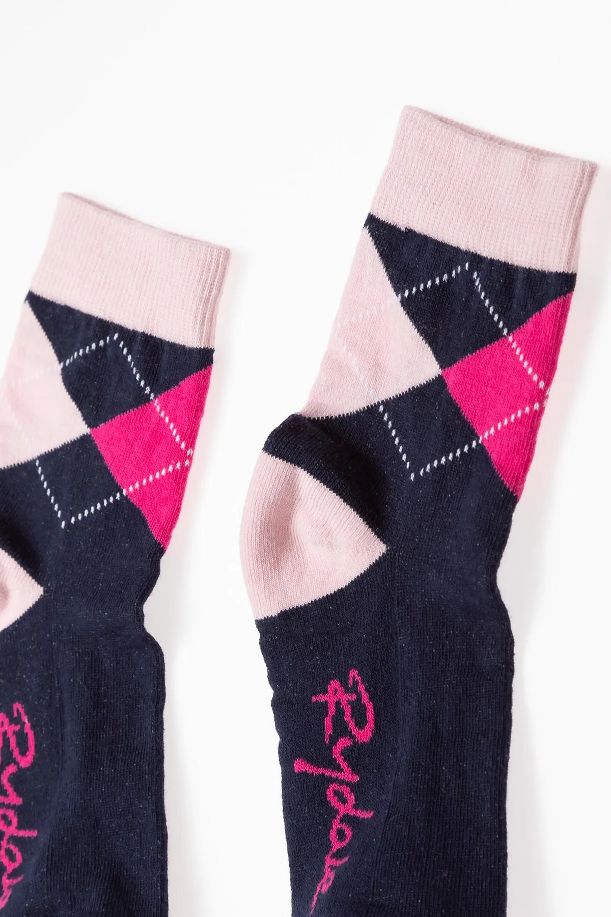 Junior Argyle Ankle Socks