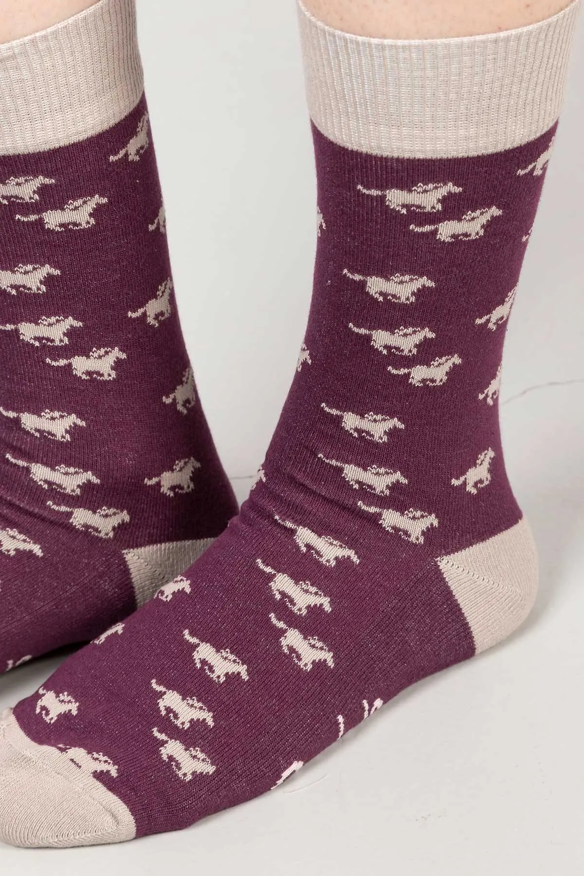 Ladies Galloping Horse II Ankle Socks