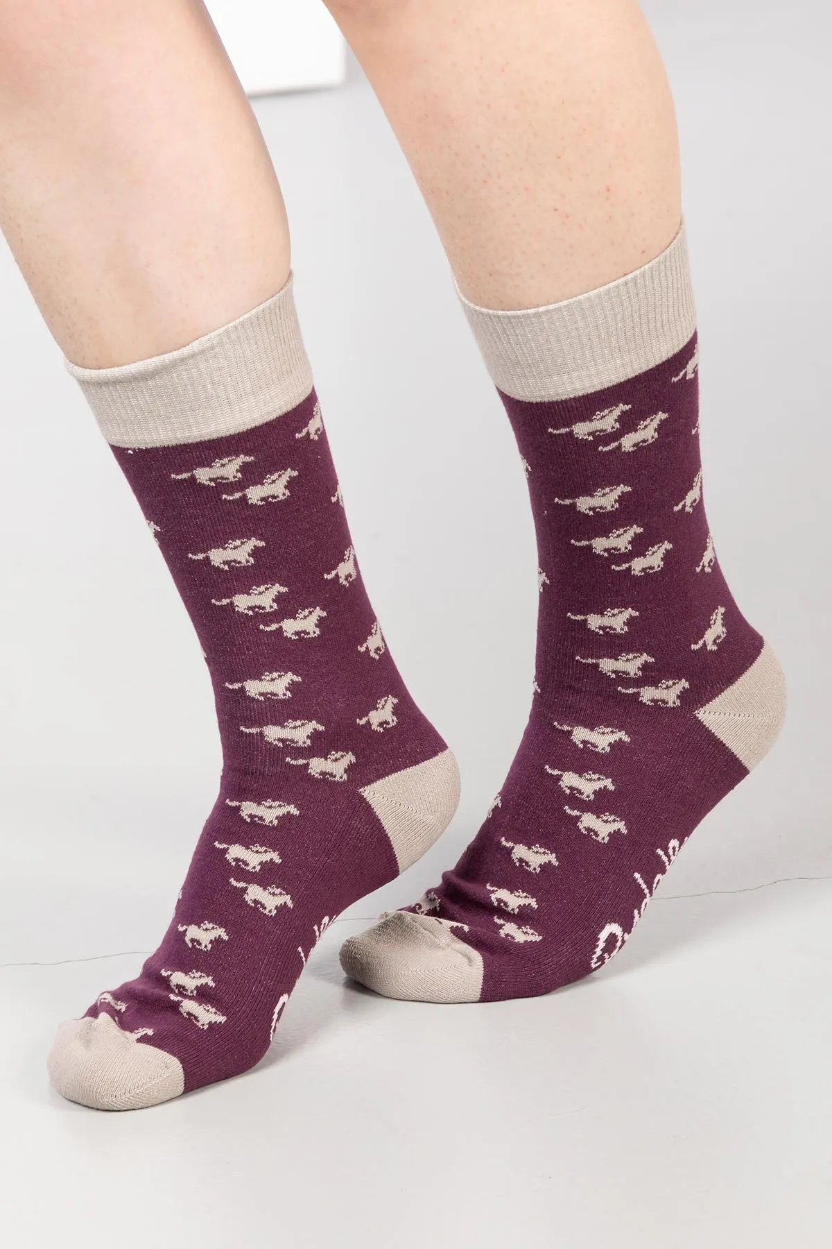 Ladies Galloping Horse II Ankle Socks