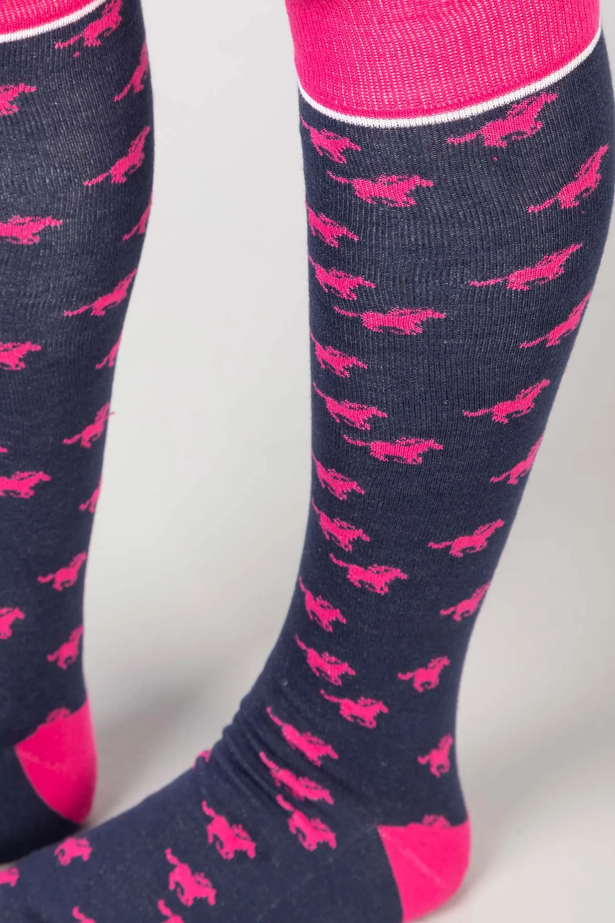 Ladies Galloping Horse II Knee Length Socks